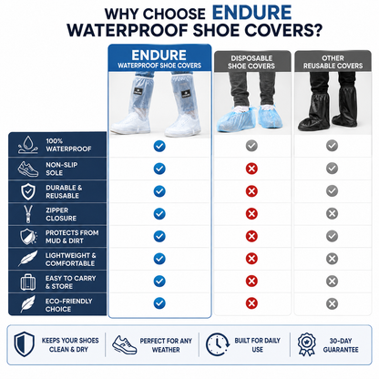 Endure Waterproof Shoe Covers